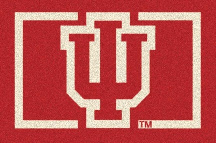 Indiana Hoosiers "IU" 5' x 8' Team Door Mat