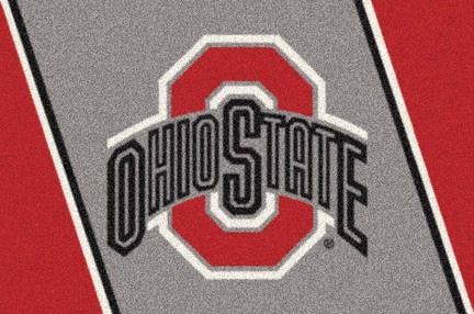 Ohio State Buckeyes (Red O) 4' x 6' Team Door Mat