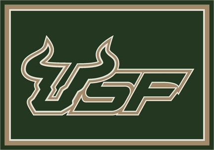 South Florida Bulls 2'8" x 3'10" Team Spirit Area Rug