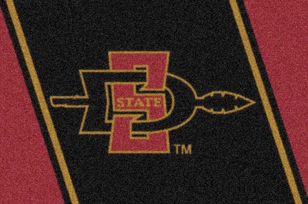 San Diego State Aztecs 3'10"x 5'4" Team Spirit Area Rug