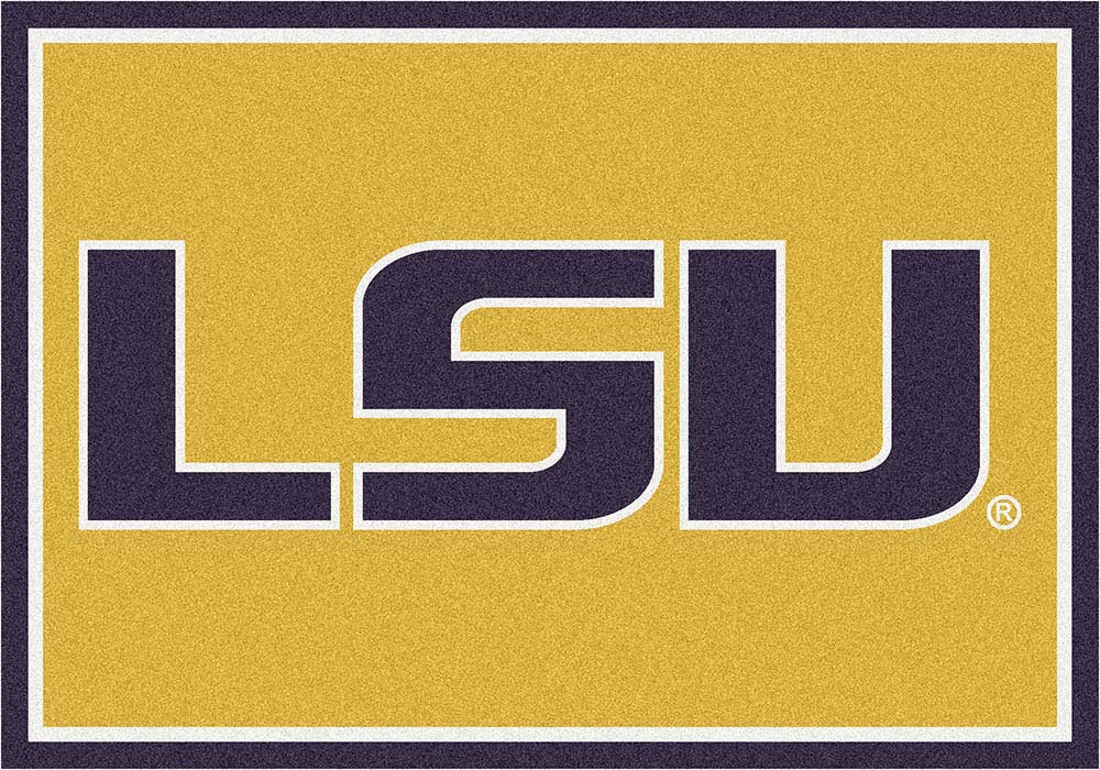 Louisiana State (LSU) Tigers 5' x 8' Team Door Mat