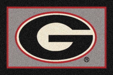Georgia Bulldogs "G" 7' 8" x 10' 9" Team Spirit Area Rug