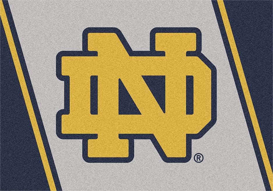 Notre Dame Fighting Irish "ND" 5' 4" x 7' 8" Team Spirit Area Rug