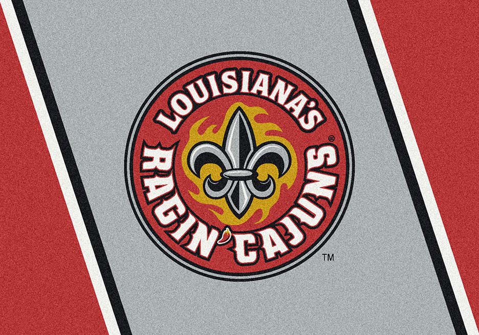 Louisiana (Lafayette) Ragin' Cajuns 4' x 6' Team Door Mat