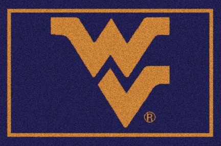 West Virginia Mountaineers 5'4"x 7' 8" Team Spirit Area Rug