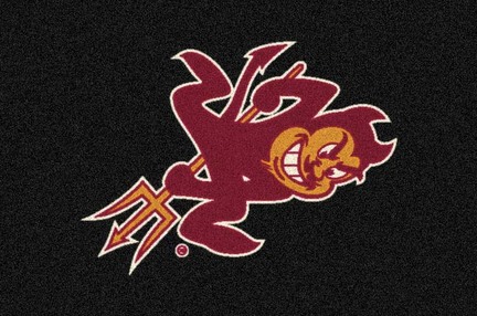 Arizona State Sun Devils "Devil" 2'8"x 3'10" Team Spirit Area Rug