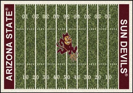 Arizona State Sun Devils 7' 8" x 10' 9" NCAA Home Field Area Rug