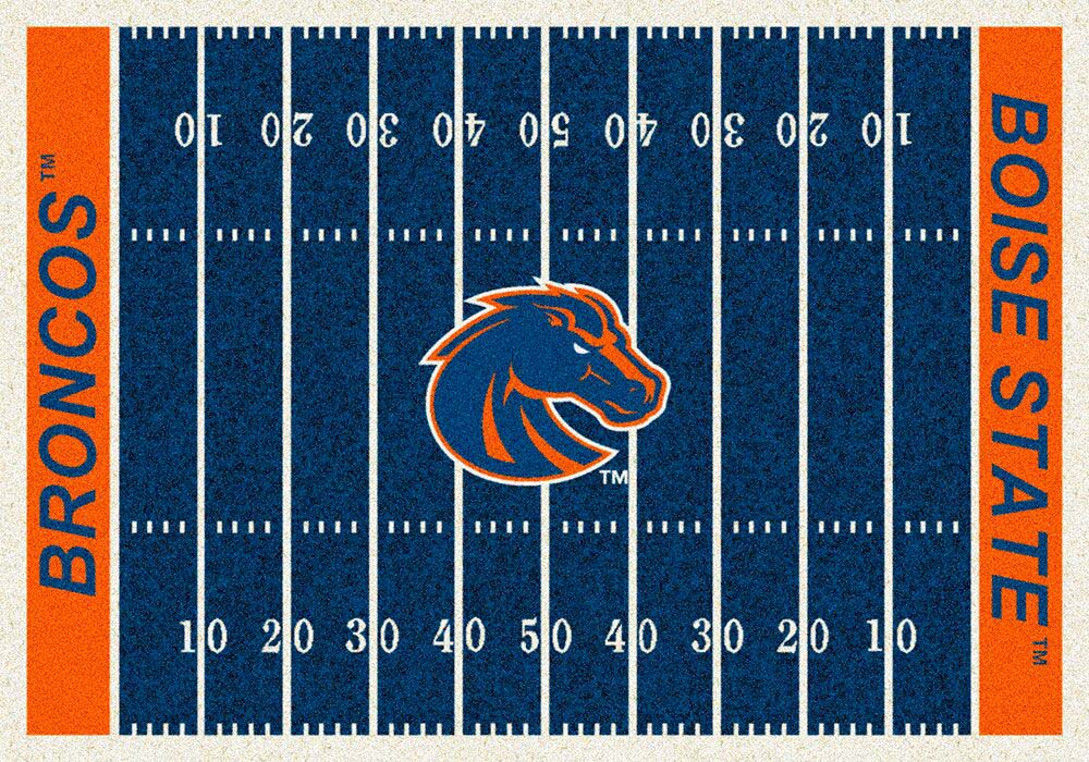 Boise State Broncos 5' 4" x 7' 8" NCAA Home Field Area Rug