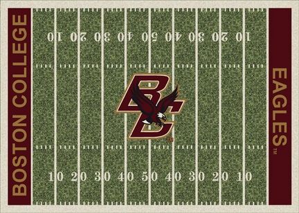 Boston College Eagles 7' 8" x 10' 9" NCAA Home Field Area Rug
