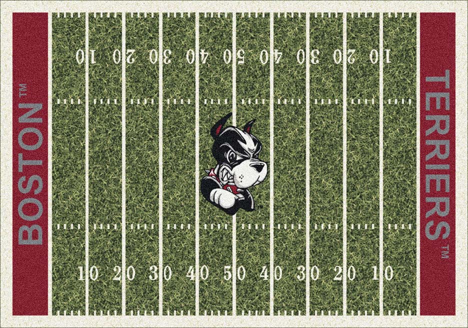 Boston Terriers 3' 10" x 5' 4" Home Field Area Rug