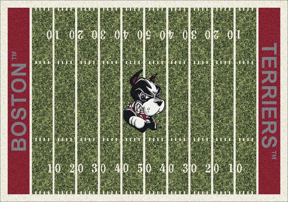 Boston Terriers 7' 8" x 10' 9" NCAA Home Field Area Rug