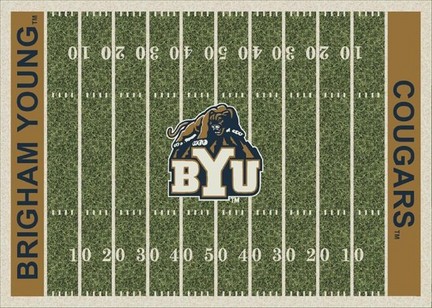 Brigham Young (BYU) Cougars 3' 10" x 5' 4" Home Field Area Rug