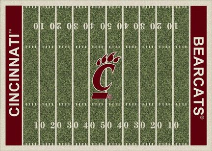 Cincinnati Bearcats 5' 4" x 7' 8" NCAA Home Field Area Rug