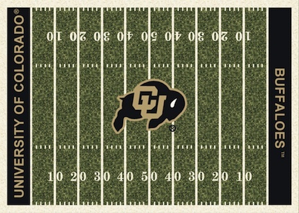Colorado Buffaloes 7' 8" x 10' 9" NCAA Home Field Area Rug