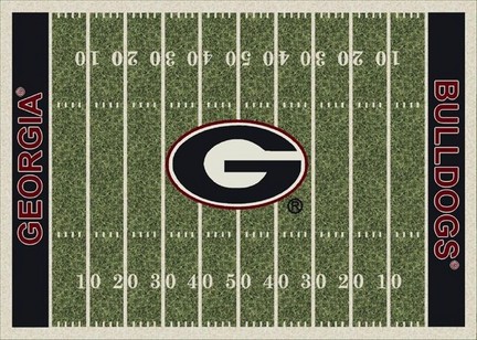 Georgia Bulldogs 3' 10" x 5' 4" Home Field Area Rug