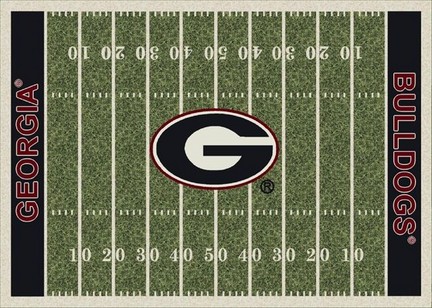 Georgia Bulldogs 5' 4" x 7' 8" NCAA Home Field Area Rug