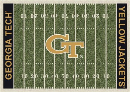 Georgia Tech Yellow Jackets 3' 10" x 5' 4" Home Field Area Rug