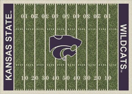 Kansas State Wildcats 5' 4" x 7' 8" NCAA Home Field Area Rug