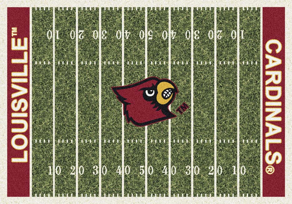 Louisville Cardinals 5' 4" x 7' 8" NCAA Home Field Area Rug