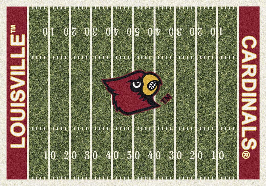 Louisville Cardinals 5' 4" x 7' 8" NCAA Home Field Area Rug