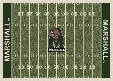 Marshall Thundering Herd 5' 4" x 7' 8" NCAA Home Field Area Rug