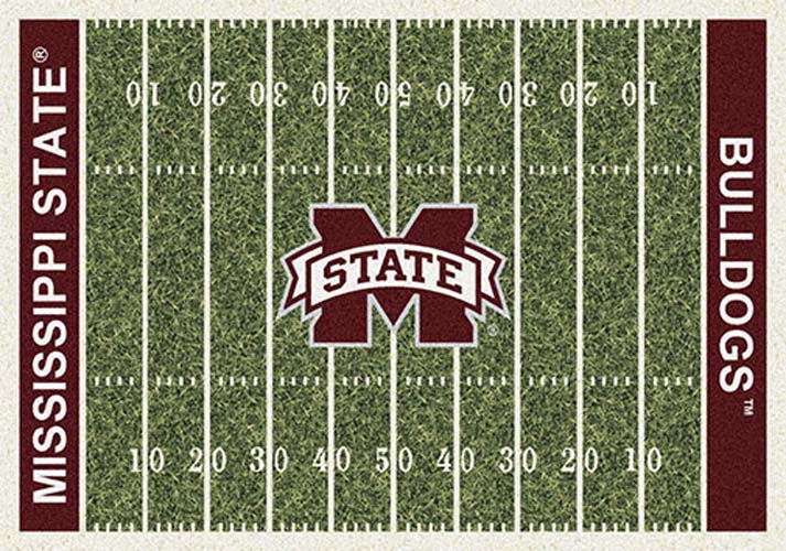Mississippi State Bulldogs 5' 4" x 7' 8" NCAA Home Field Area Rug
