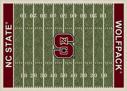 North Carolina State Wolfpack 7' 8" x 10' 9" NCAA Home Field Area Rug