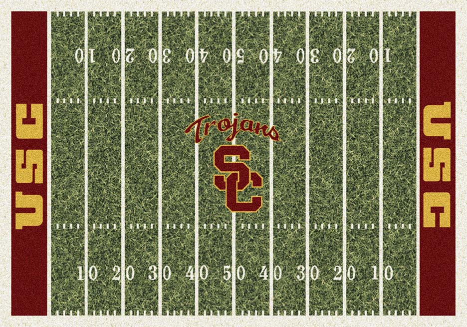 USC Trojans 7' 8" x 10' 9" NCAA Home Field Area Rug