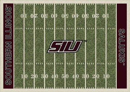 Southern Illinois Salukis 3' 10" x 5' 4" Home Field Area Rug