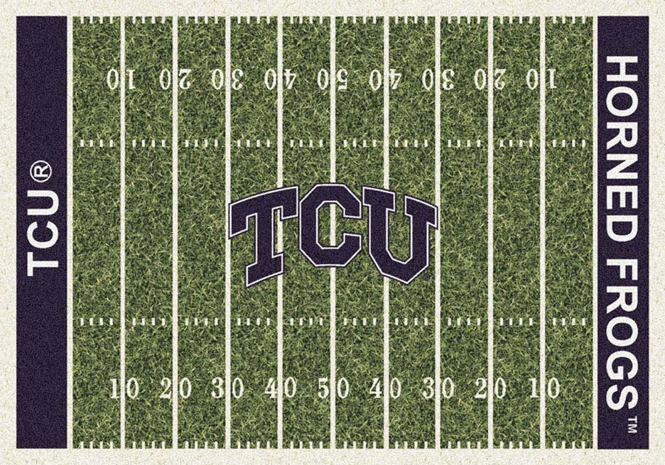 Texas Christian Horned Frogs 3' 10" x 5' 4" Home Field Area Rug