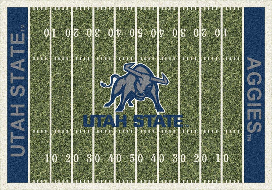 Utah State Aggies 5' 4" x 7' 8" Home Field Area Rug