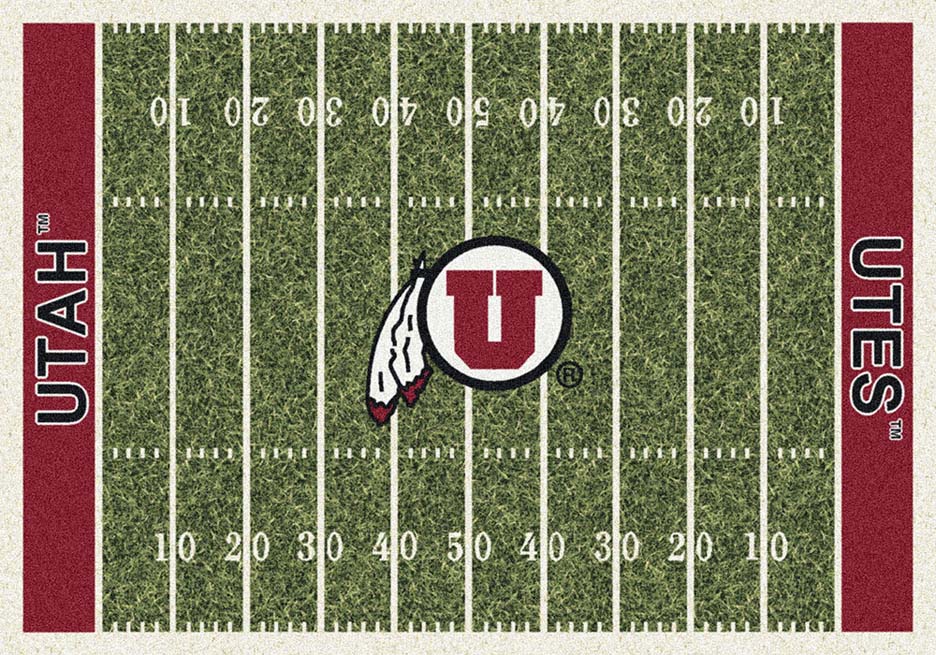 Utah Utes 5' 4" x 7' 8" NCAA Home Field Area Rug
