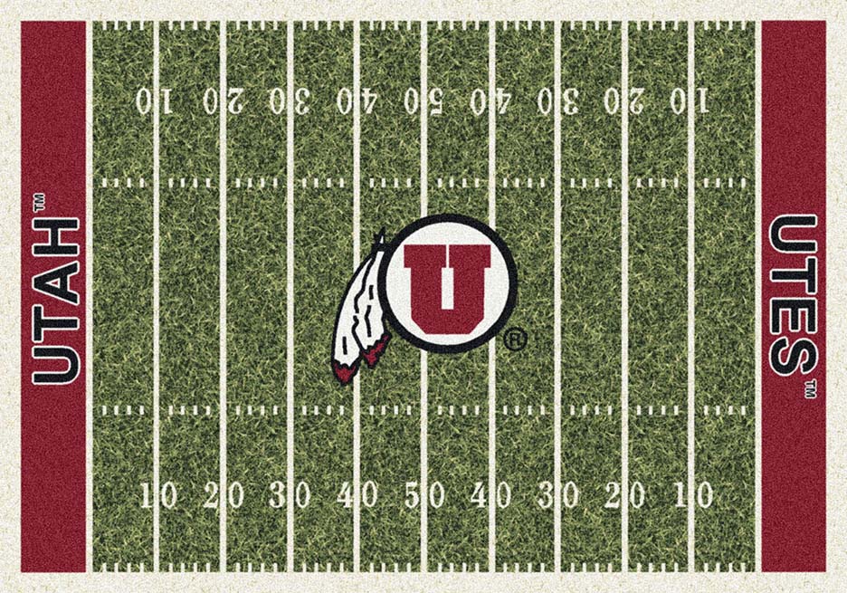 Utah Utes 3' 10" x 5' 4" Home Field Area Rug