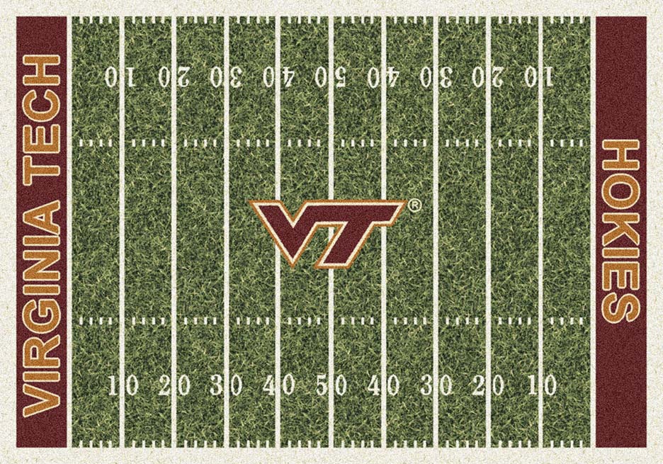 Virginia Tech Hokies 7' 8" x 10' 9" NCAA Home Field Area Rug