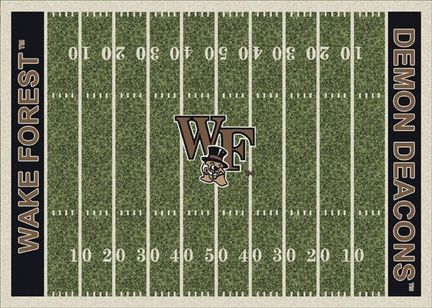 Wake Forest Demon Deacons 7' 8" x 10' 9" NCAA Home Field Area Rug