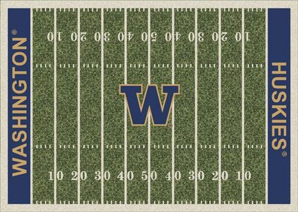 Washington Huskies 7' 8" x 10' 9" NCAA Home Field Area Rug