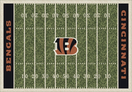 Cincinnati Bengals 5' 4" x 7' 8" NFL Home Field Area Rug