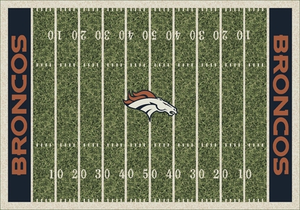 Denver Broncos 5' 4" x 7' 8" NFL Home Field Area Rug