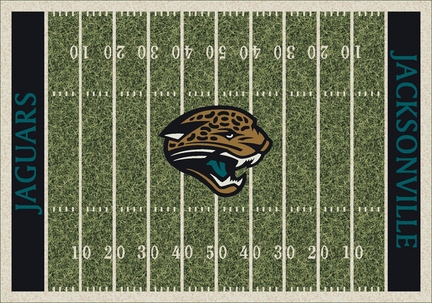 Jacksonville Jaguars 7' 8" x 10' 9" NFL Home Field Area Rug
