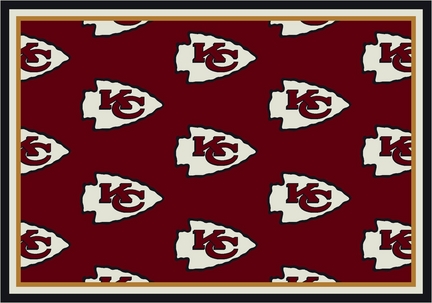 Kansas City Chiefs 7' 8" x 10' 9" Team Repeat Area Rug (Red)