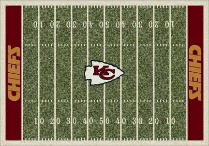 Kansas City Chiefs 7' 8" x 10' 9" NFL Home Field Area Rug