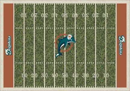 Miami Dolphins 7' 8" x 10' 9" NFL Home Field Area Rug
