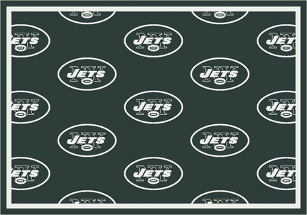 New York Jets 3' 10" x 5' 4" Team Repeat Area Rug (Green)