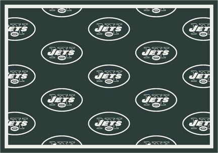 New York Jets 5' 4" x 7' 8" Team Repeat Area Rug (Green)