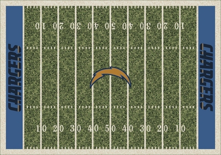 San Diego Chargers 3' 10" x 5' 4" Home Field Area Rug