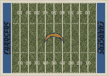 San Diego Chargers 7' 8" x 10' 9" NFL Home Field Area Rug