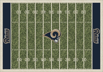 St. Louis Rams 7' 8" x 10' 9" NFL Home Field Area Rug