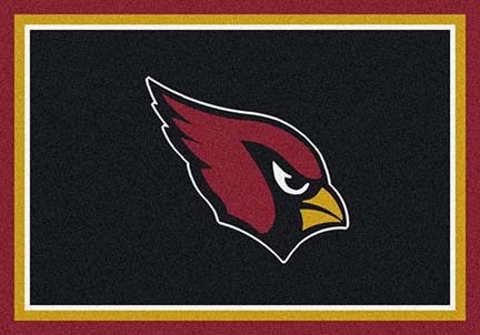 Arizona Cardinals 7' 8" x 10' 9" Team Spirit Area Rug (Black)