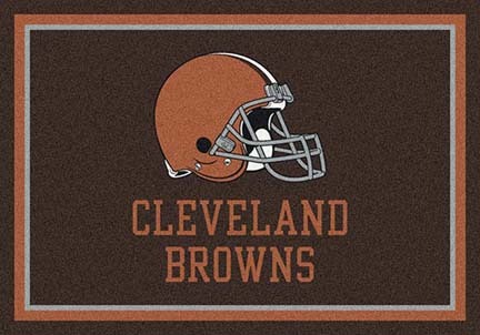 Cleveland Browns 7' 8" x 10' 9" Team Spirit Area Rug (Brown)