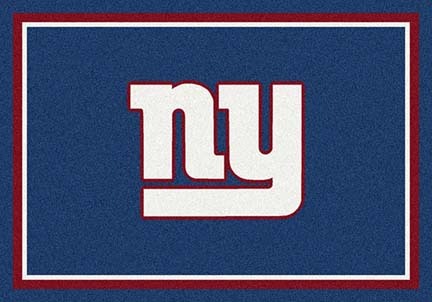 New York Giants 7' 8" x 10' 9" Team Spirit Area Rug (Small Logo)